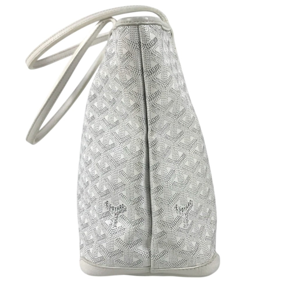 GOYARD Artois PM Artois PM Bag Tote Bag shawl Shoulder Bag PVC/Leather White Used