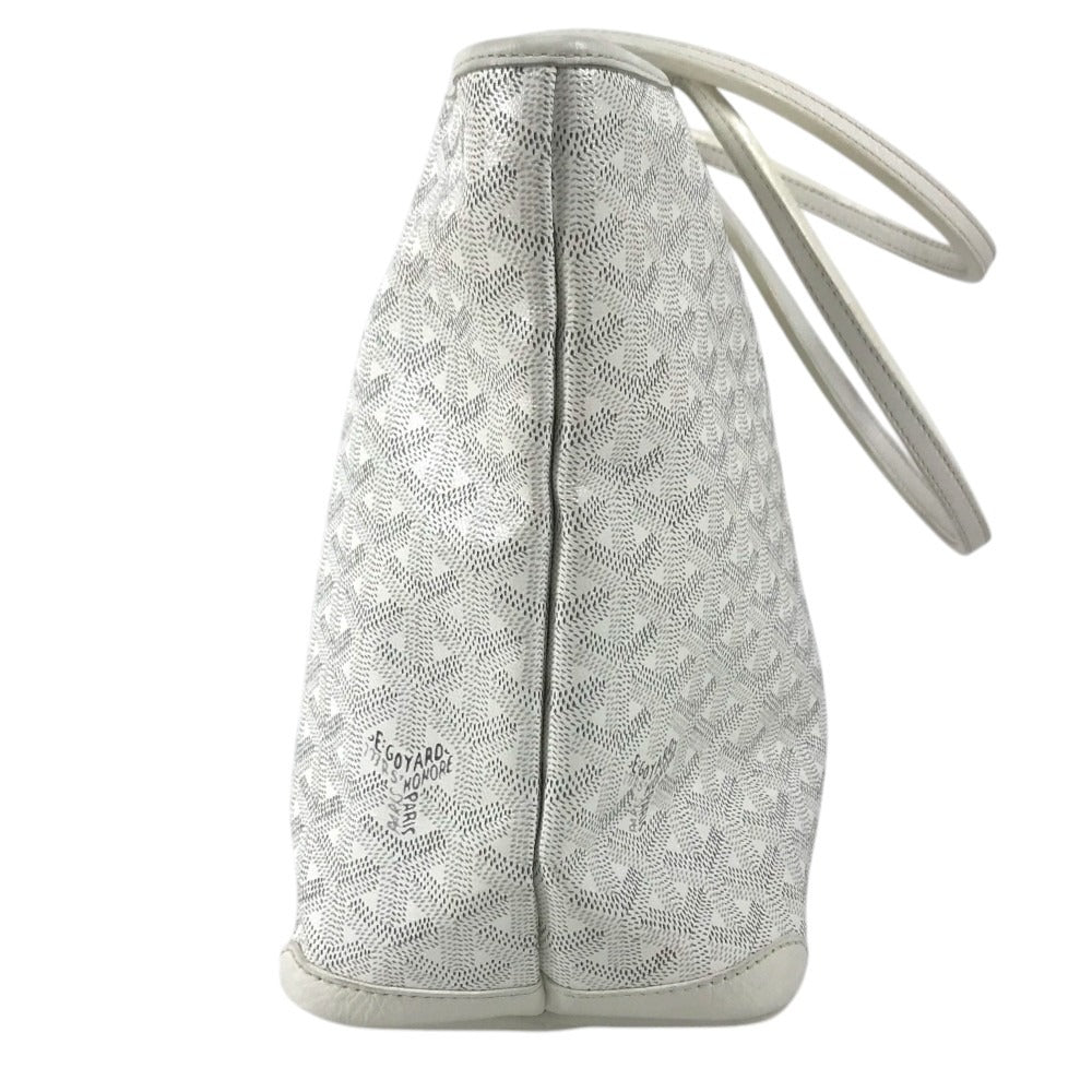 GOYARD Artois PM Artois PM Bag Tote Bag shawl Shoulder Bag PVC/Leather White Used