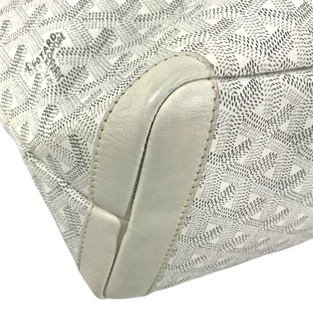 GOYARD Artois PM Artois PM Bag Tote Bag shawl Shoulder Bag PVC/Leather White Used