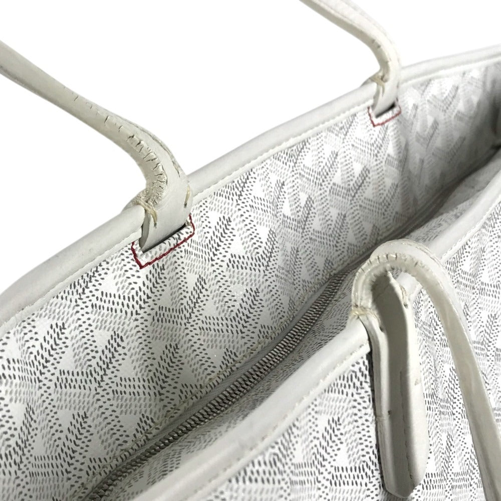 GOYARD Artois PM Artois PM Bag Tote Bag shawl Shoulder Bag PVC/Leather White Used