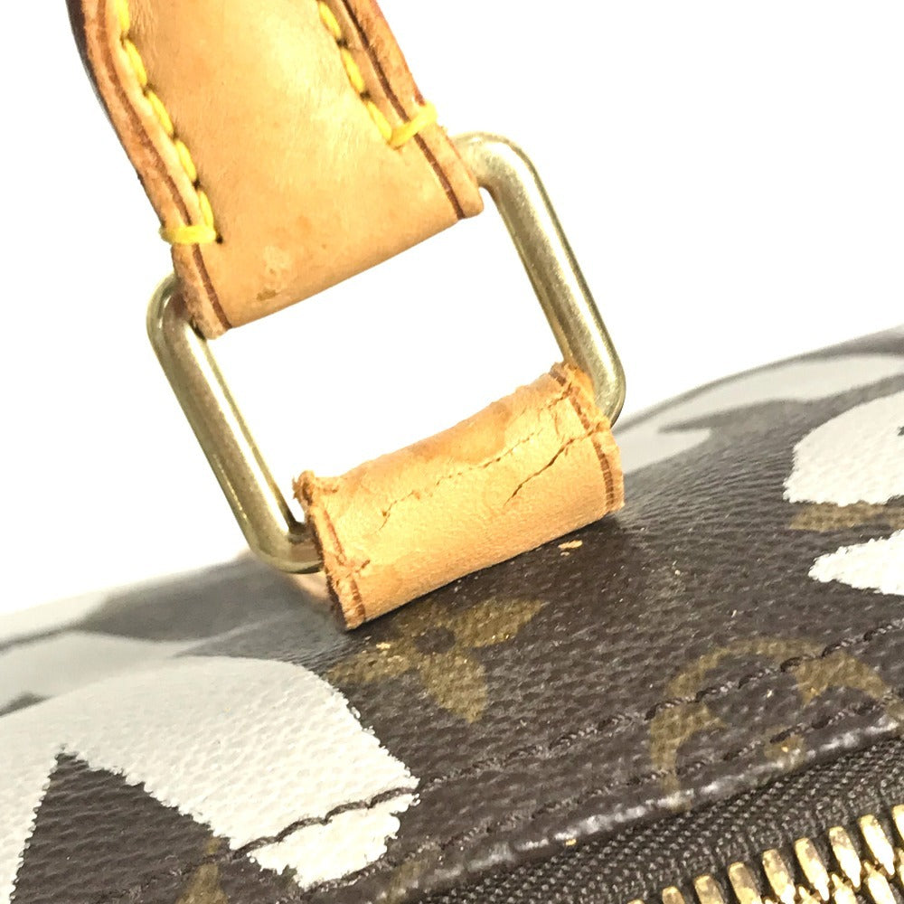 LOUIS VUITTON M92197 Monogram Graffiti Keepall50 Keepall 50 Duffle Bag Bag Travel Bag Travel Bag Duffle Bag MonogramCanvas White/Brown Used