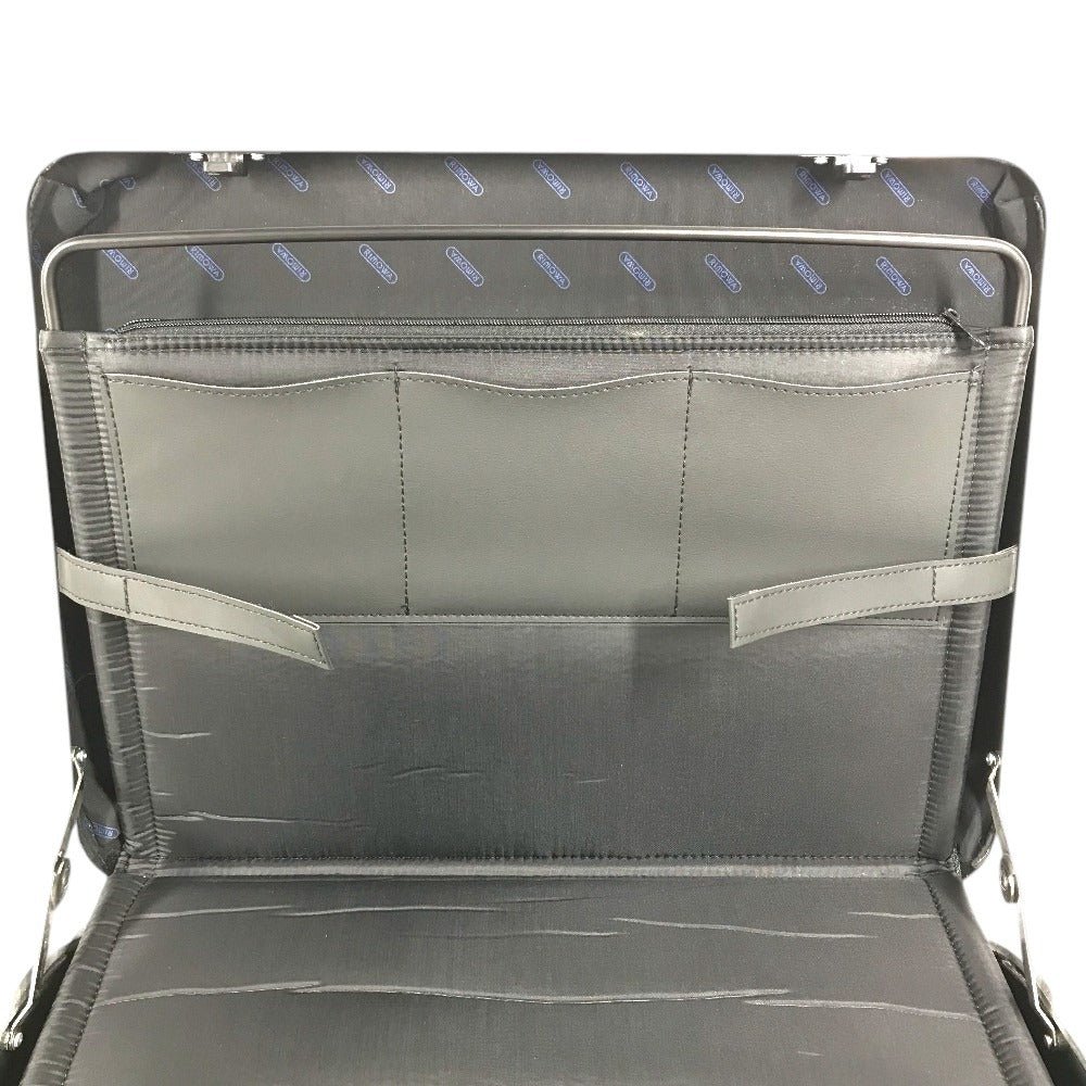 RIMOWA Business bag with dial lock Attache case Briefcase Hand Bag Trunk Hand Bag Aluminum Silver Used