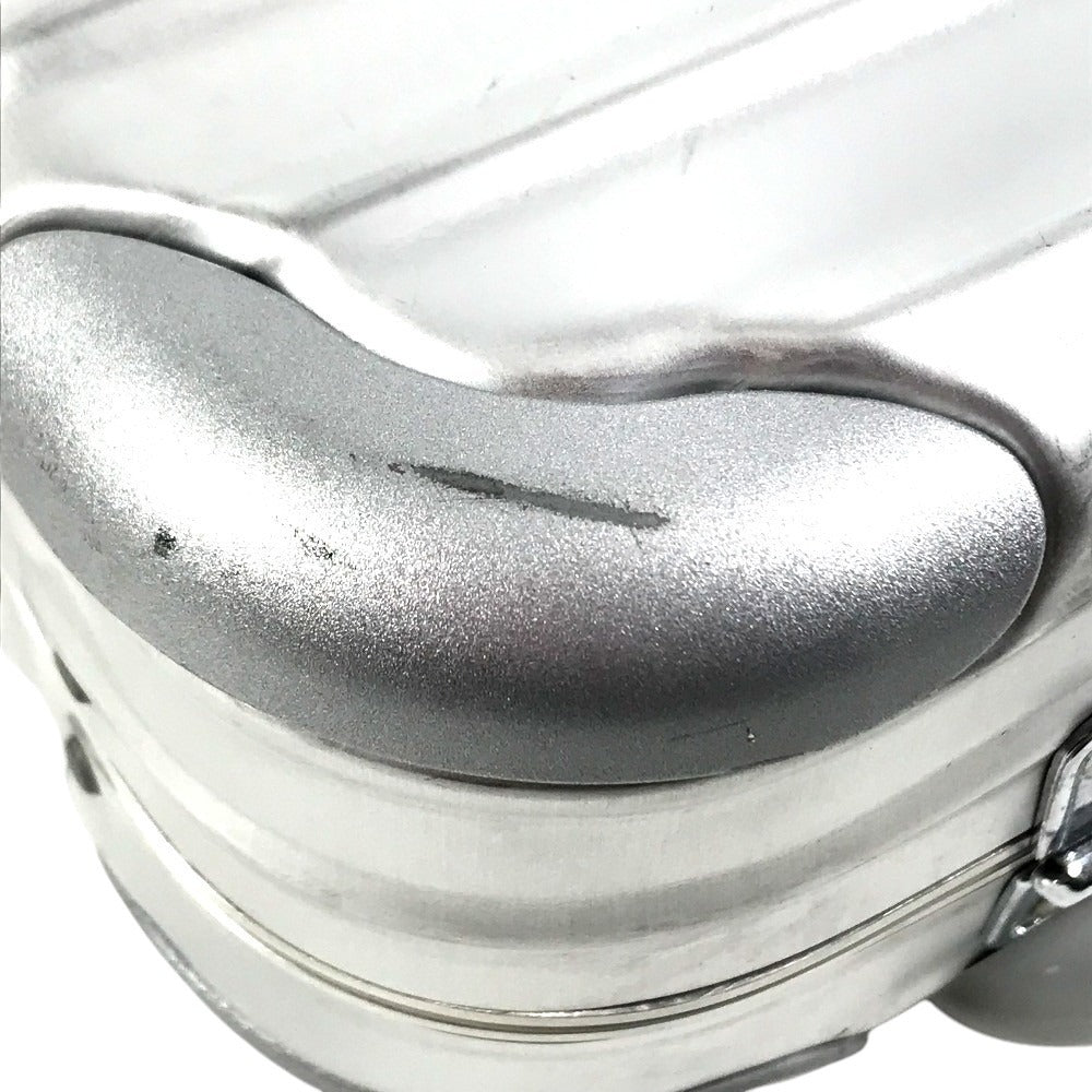 RIMOWA Business bag with dial lock Attache case Briefcase Hand Bag Trunk Hand Bag Aluminum Silver Used