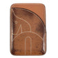 HERMES MagSafe Eman Cheval MagSafe Business Card Holder Pass Case Card Case Leather Brown Used