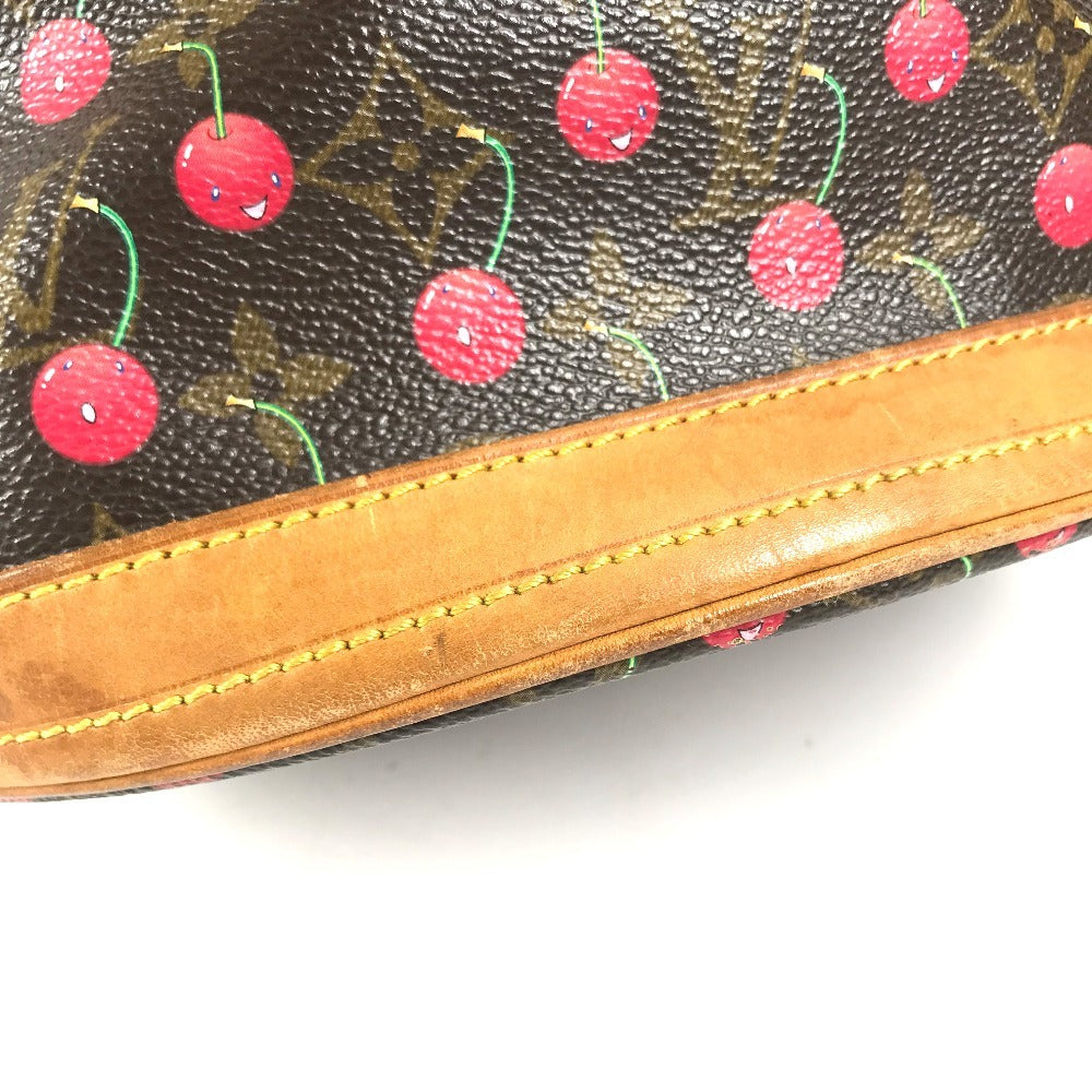 LOUIS VUITTON M95012 Monogram Cherry Takashi Murakami Bucket PM Bucket PM Shoulder Bag Tote Bag Bucket Shoulder Bag Monogram CherryCanvas Brown/Red Used