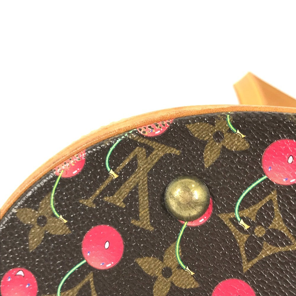 LOUIS VUITTON M95012 Monogram Cherry Takashi Murakami Bucket PM Bucket PM Shoulder Bag Tote Bag Bucket Shoulder Bag Monogram CherryCanvas Brown/Red Used