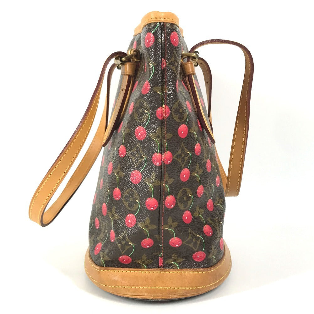 LOUIS VUITTON M95012 Monogram Cherry Takashi Murakami Bucket PM Bucket PM Shoulder Bag Tote Bag Bucket Shoulder Bag Monogram CherryCanvas Brown/Red Used