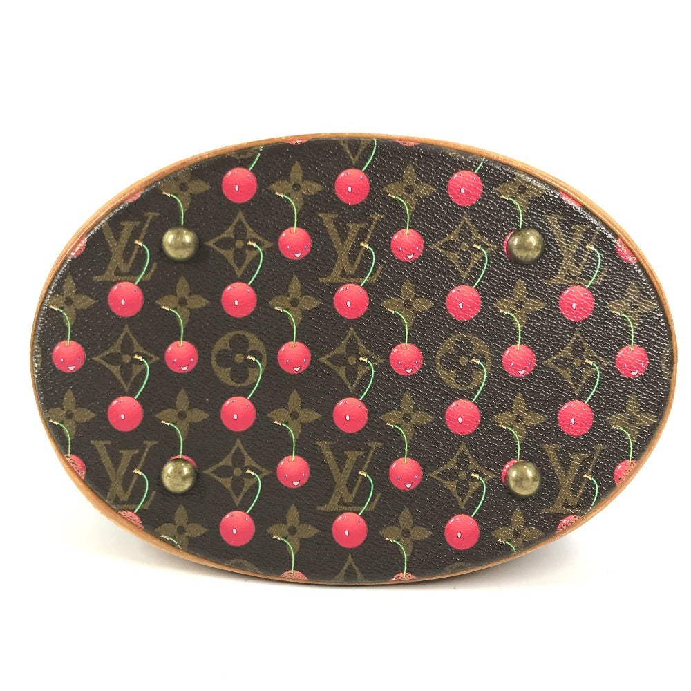 LOUIS VUITTON M95012 Monogram Cherry Takashi Murakami Bucket PM Bucket PM Shoulder Bag Tote Bag Bucket Shoulder Bag Monogram CherryCanvas Brown/Red Used