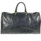 VERSACE vintage Sunburst logo 2-Way Bag: Shoulder Bag, Crossbody Bag, Duffle Bag Hand Bag Leather Black/Gold Used