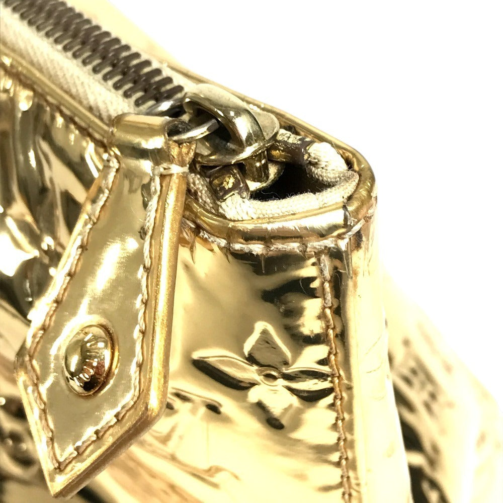 LOUIS VUITTON 不明 MonogramMiroir Bellevue GM Bellevue GM Bag Tote Bag shawl Shoulder Bag Leather Gold Used
