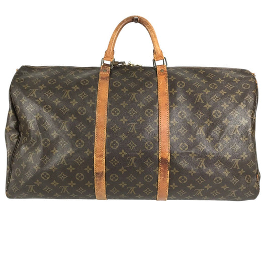 LOUIS VUITTON M41422 Monogram Keepall60 Keepall 60 Bag Hand Bag Travel Bag Duffle Bag MonogramCanvas Brown Used