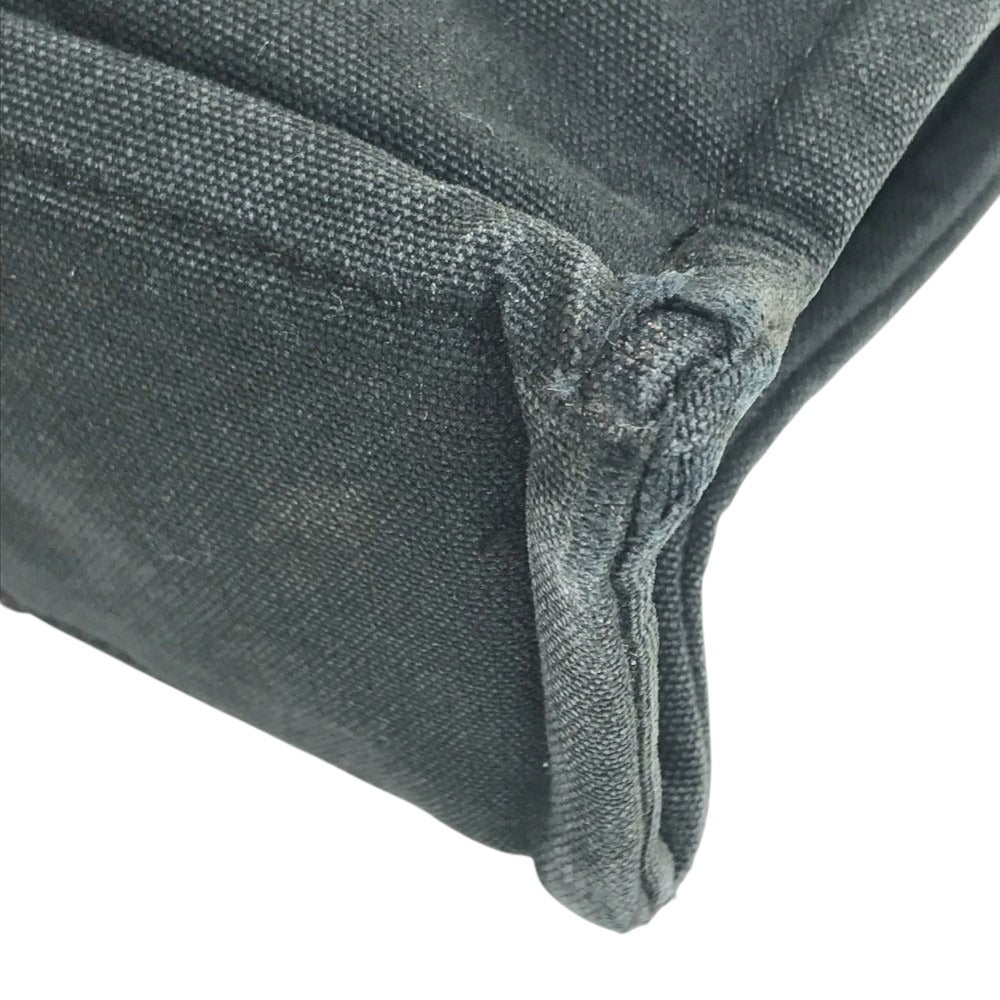 HERMES Fourre ToutPM Fourre Tout PM Tote Bag Hand Bag cotton Black/gray Used