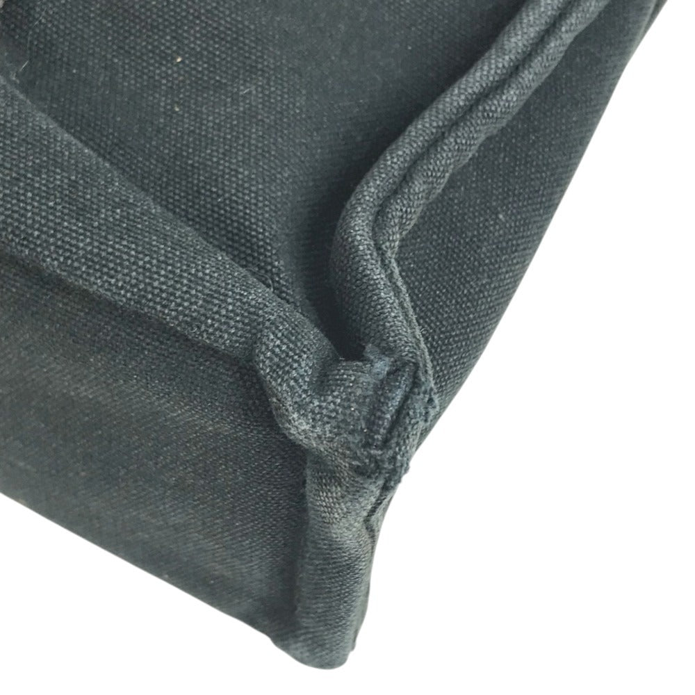 HERMES Fourre ToutPM Fourre Tout PM Tote Bag Hand Bag cotton Black/gray Used