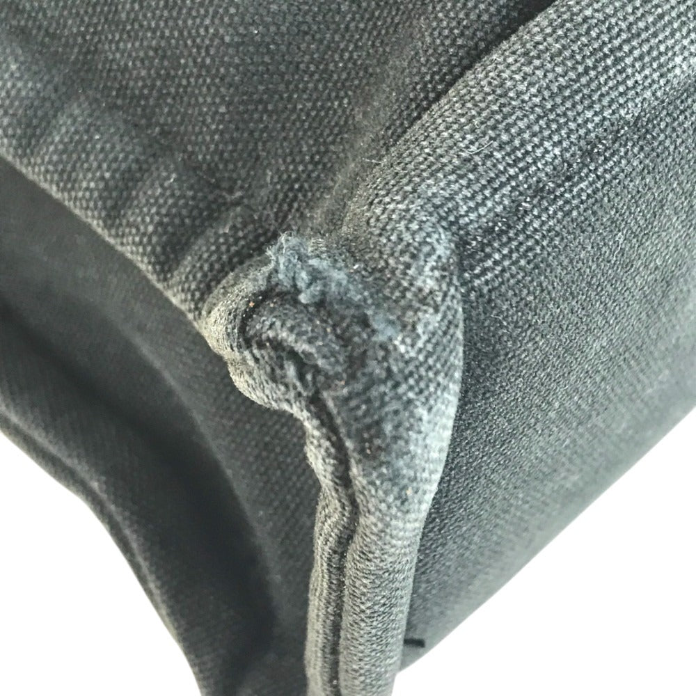 HERMES Fourre ToutPM Fourre Tout PM Tote Bag Hand Bag cotton Black/gray Used