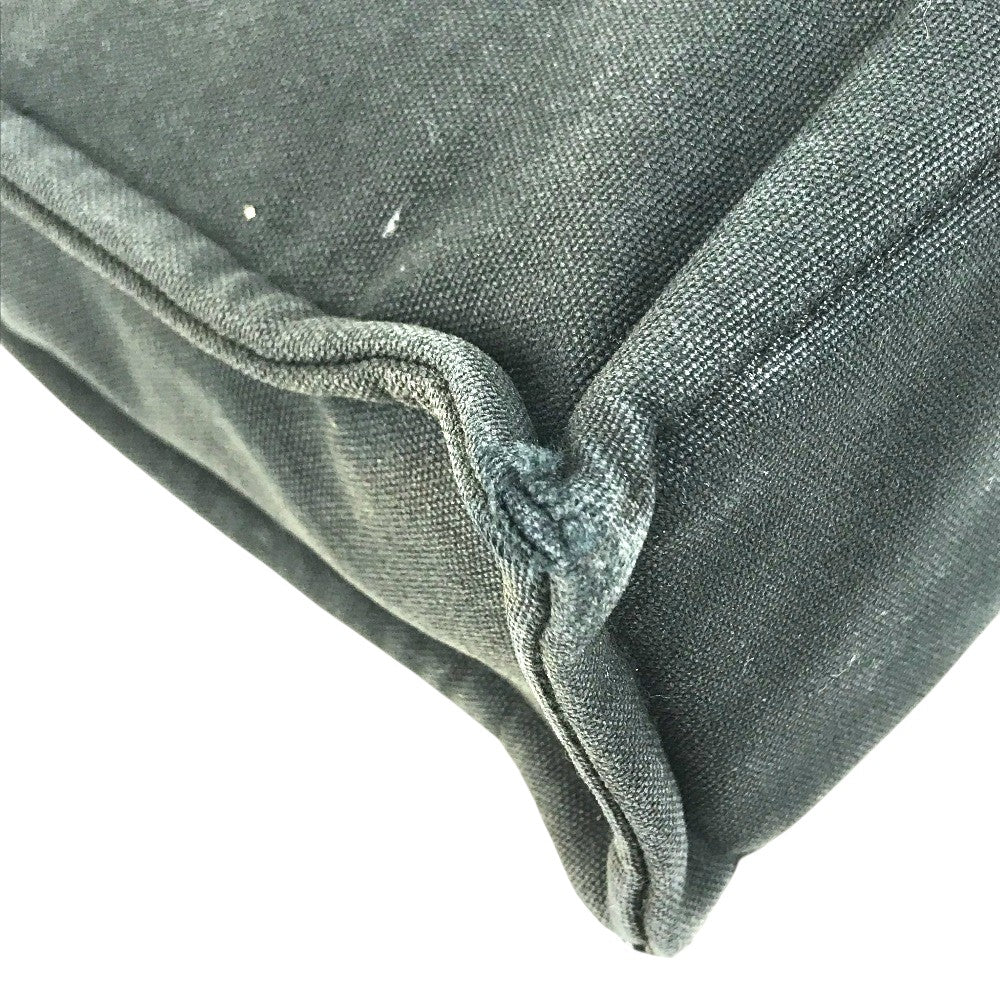 HERMES Fourre ToutPM Fourre Tout PM Tote Bag Hand Bag cotton Black/gray Used