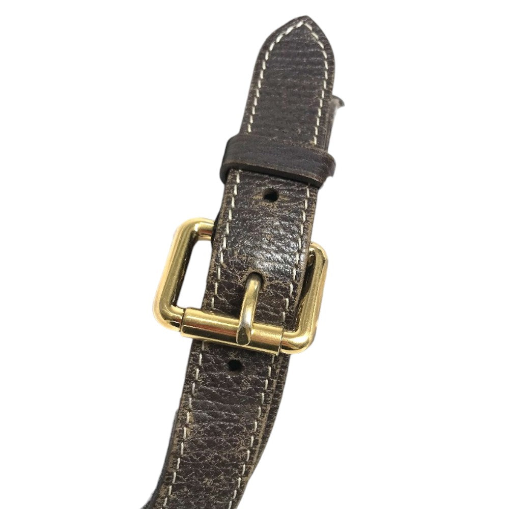 LOUIS VUITTON M95619 Monogram Mini-Lin Manon MM Manon MM Shoulder Shoulder Bag Monogram Mini-LinCanvas Brown Used
