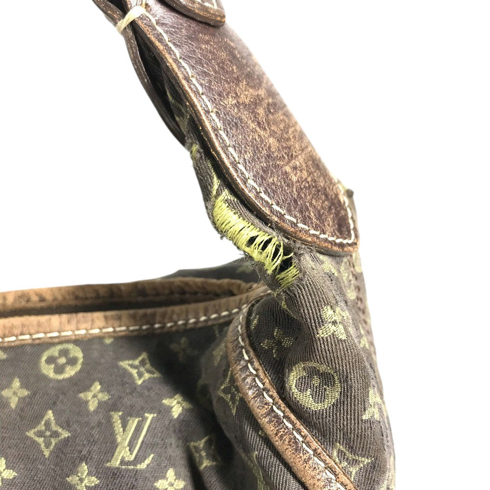 LOUIS VUITTON M95619 Monogram Mini-Lin Manon MM Manon MM Shoulder Shoulder Bag Monogram Mini-LinCanvas Brown Used