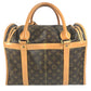 LOUIS VUITTON M41924 Monogram pet carry Sac Chasseur Carry bag for small dogs Hand Bag Duffle Bag MonogramCanvas Brown Used