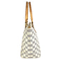 LOUIS VUITTON N51186 Damier Azur Saleya PM PVC Leather Shoulder Bag Tote Bag Damier Azur Canvas White Used