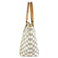 LOUIS VUITTON N51186 Damier Azur Saleya PM PVC Leather Shoulder Bag Tote Bag Damier Azur Canvas White Used