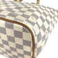 LOUIS VUITTON N51186 Damier Azur Saleya PM PVC Leather Shoulder Bag Tote Bag Damier Azur Canvas White Used