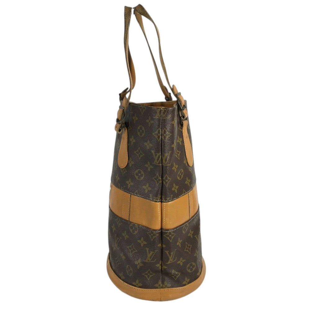 LOUIS VUITTON T42236 Monogram Bucket GM Bucket GM USA Limited Edition Tote Bag with Kisslock Pouch Hand Bag MonogramCanvas Brown Used