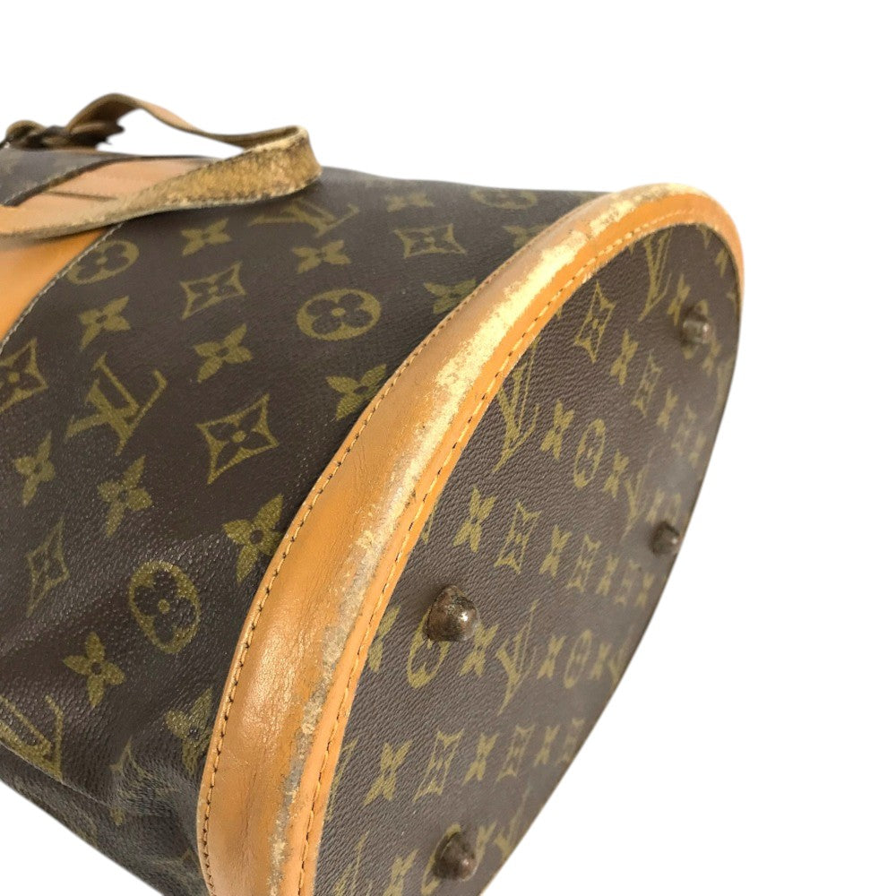 LOUIS VUITTON T42236 Monogram Bucket GM Bucket GM USA Limited Edition Tote Bag with Kisslock Pouch Hand Bag MonogramCanvas Brown Used