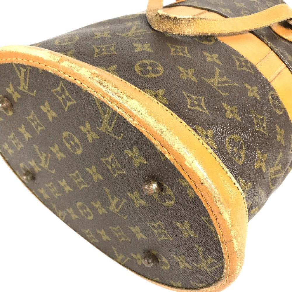 LOUIS VUITTON T42236 Monogram Bucket GM Bucket GM USA Limited Edition Tote Bag with Kisslock Pouch Hand Bag MonogramCanvas Brown Used
