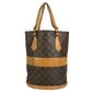 LOUIS VUITTON T42236 Monogram Bucket GM Bucket GM USA Limited Edition Tote Bag with Kisslock Pouch Hand Bag MonogramCanvas Brown Used