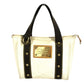 LOUIS VUITTON M40039 Antigua Cabas PM Tote Bag Hand Bag cotton White/Brown Used