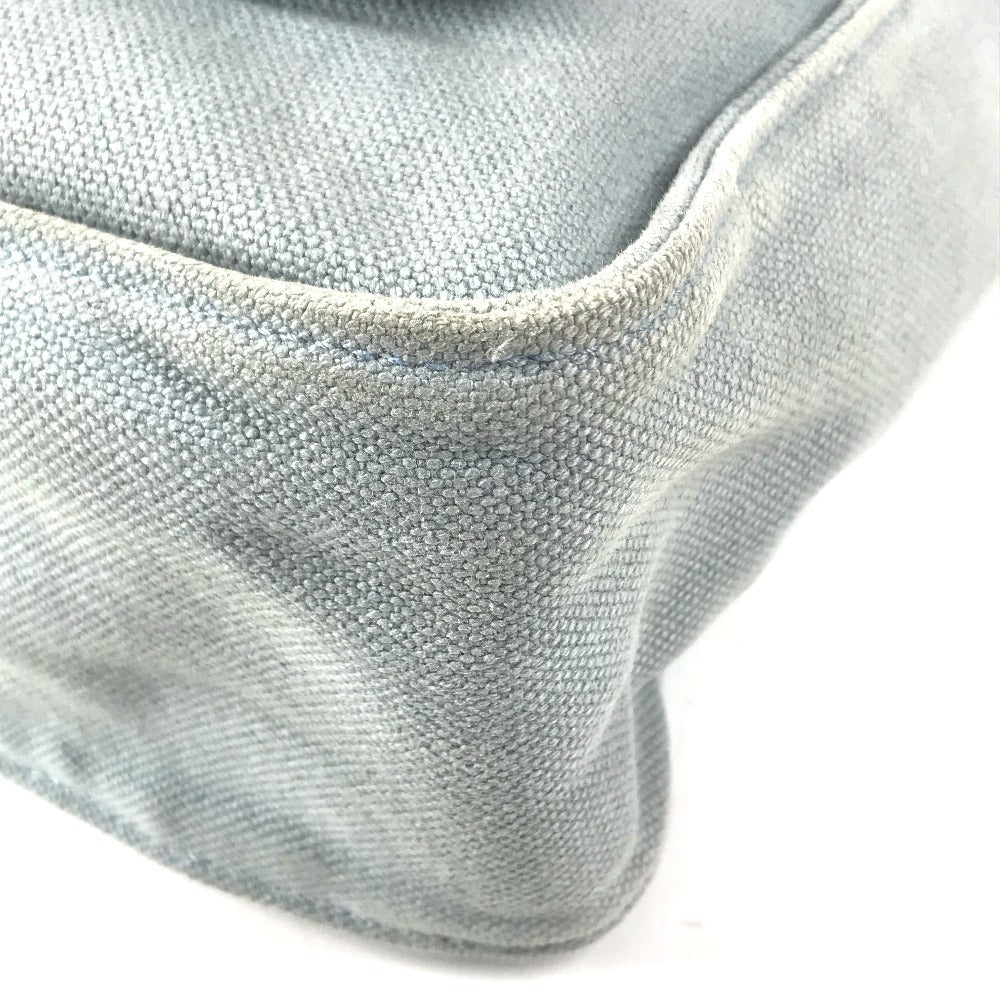 HERMES Shoulder Maruwari PM Maruwari PM Bag Shoulder Bag Tote Bag Canvas blue Used
