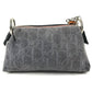 Dior Flight Trotter Logo Denim Makeup pouch, cosmetic pouch, shoulder bag, crossbody bag Cosmetics Pouch Denim Navy Used