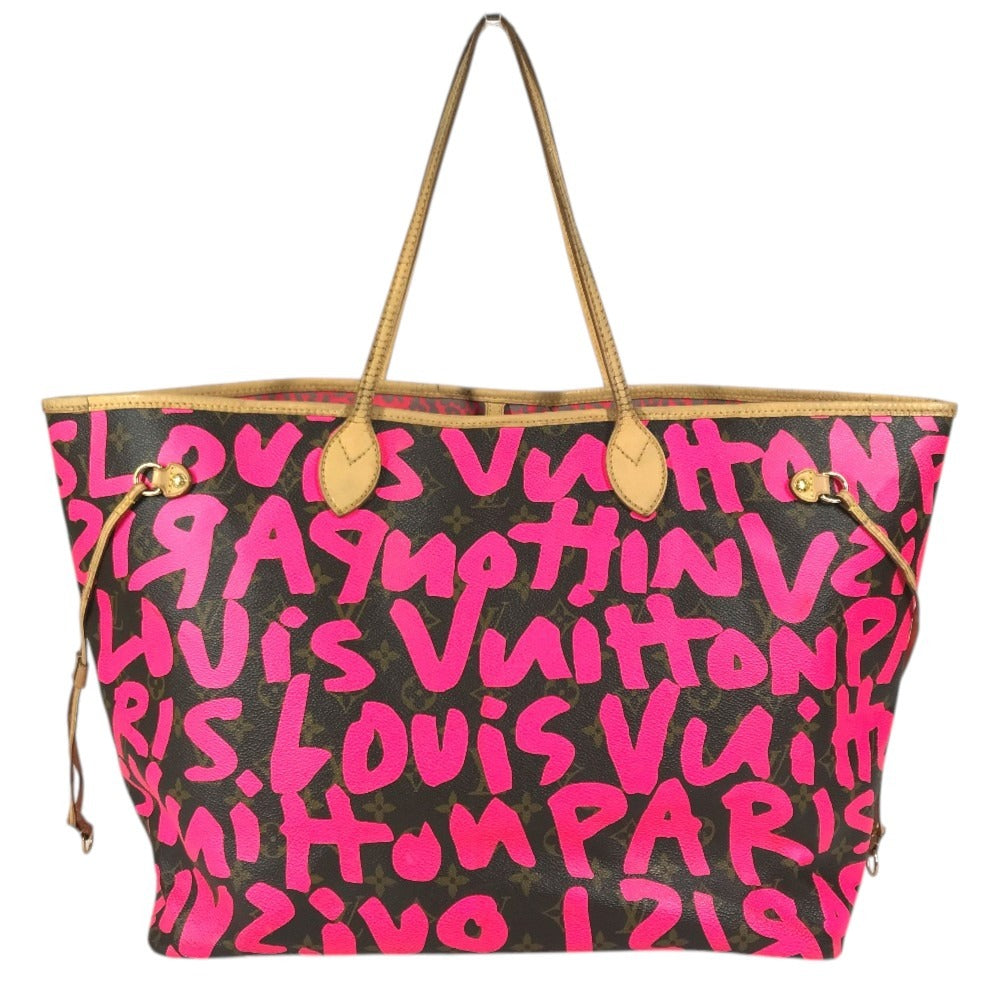 LOUIS VUITTON M93701 MonogramGraffiti Neverfull GM Neverfull GM Tote Bag shoulder bag Shoulder Bag MonogramGraffitiCanvas Fuchsia pink Used