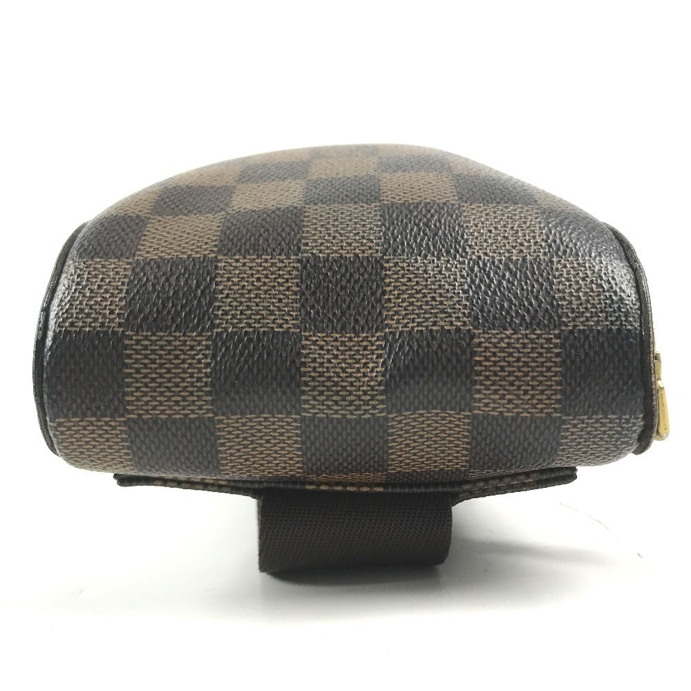 LOUIS VUITTON N51994 Damier Geronimos old Bag Shoulder Bag Waist Pouch body bag Damier Canvas Ebene Brown Used
