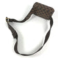 LOUIS VUITTON N51994 Damier Geronimos old Bag Shoulder Bag Waist Pouch body bag Damier Canvas Ebene Brown Used