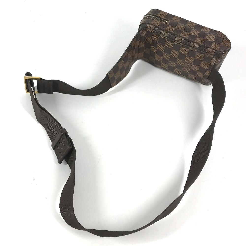 LOUIS VUITTON N51994 Damier Geronimos old Bag Shoulder Bag Waist Pouch body bag Damier Canvas Ebene Brown Used