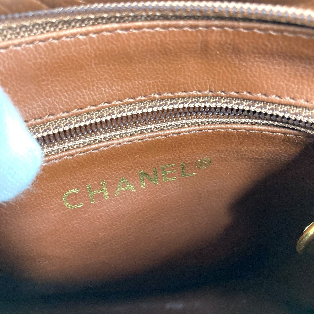 CHANEL vintage CC CC Mark logo Chain Bags, pouches, belt bags, body bags Waist Pouch Denim / Leather blue/Brown Used