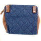 CHANEL vintage CC CC Mark logo Chain Bags, pouches, belt bags, body bags Waist Pouch Denim / Leather blue/Brown Used