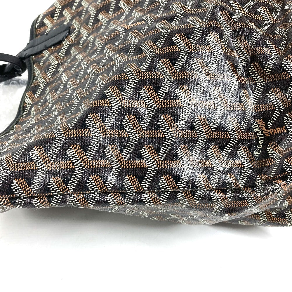 GOYARD Saint Louis PM (with pouch) Tote Bag shoulder bag Shoulder Bag PVC/Leather Black Used