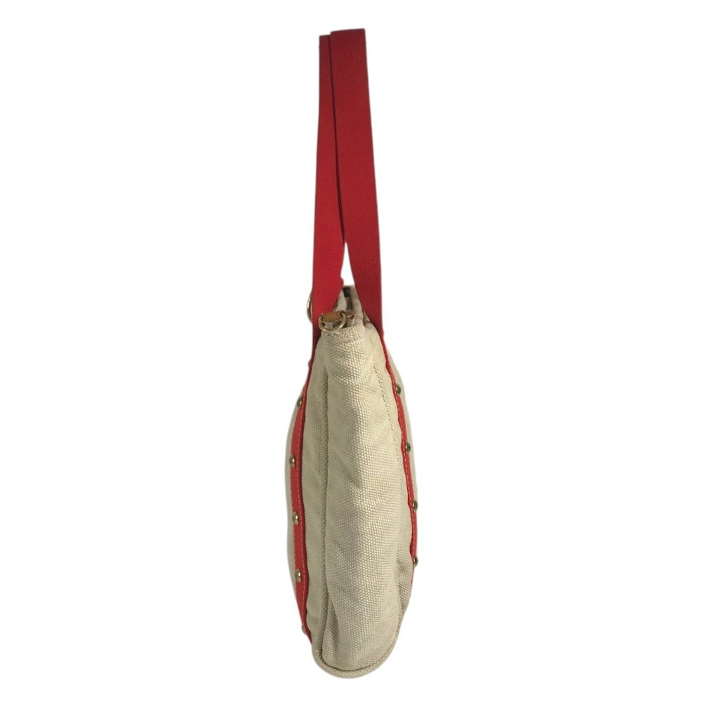 LOUIS VUITTON M40035 Antigua Cabas MM Bag Tote Bag shawl Shoulder Bag Canvas Beige/Red Used