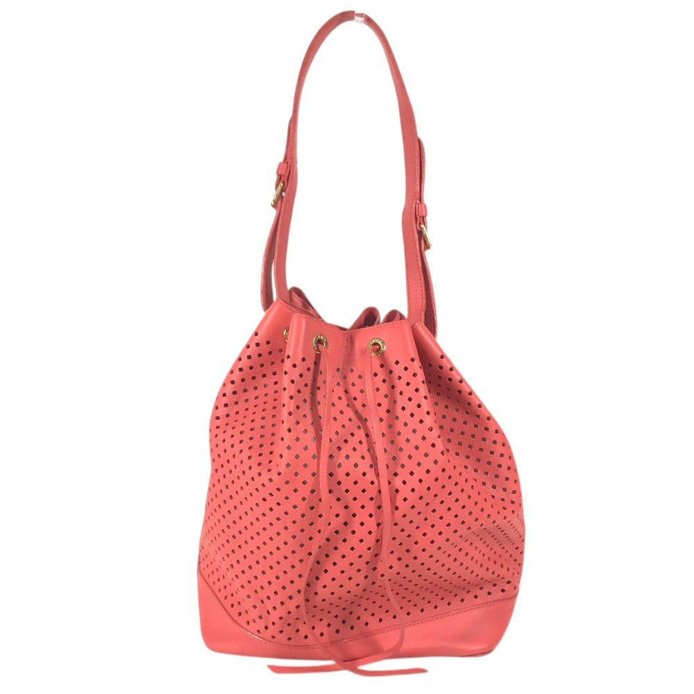 LOUIS VUITTON M94074 Cruise Collection 2012 Sofia Coppola Flore Noe Shoulder bag, perforated drawstring bag with pouch. Shoulder Bag Leather Corail pink Used
