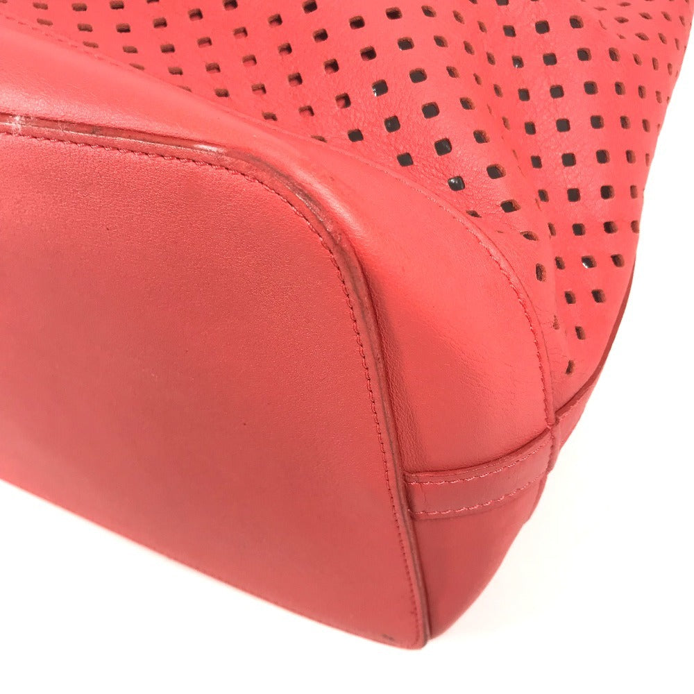LOUIS VUITTON M94074 Cruise Collection 2012 Sofia Coppola Flore Noe Shoulder bag, perforated drawstring bag with pouch. Shoulder Bag Leather Corail pink Used