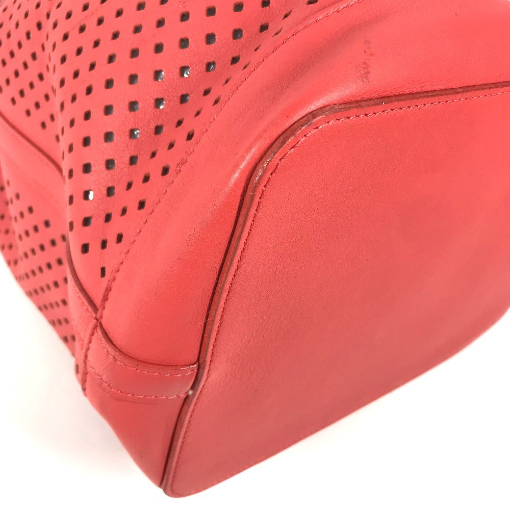 LOUIS VUITTON M94074 Cruise Collection 2012 Sofia Coppola Flore Noe Shoulder bag, perforated drawstring bag with pouch. Shoulder Bag Leather Corail pink Used