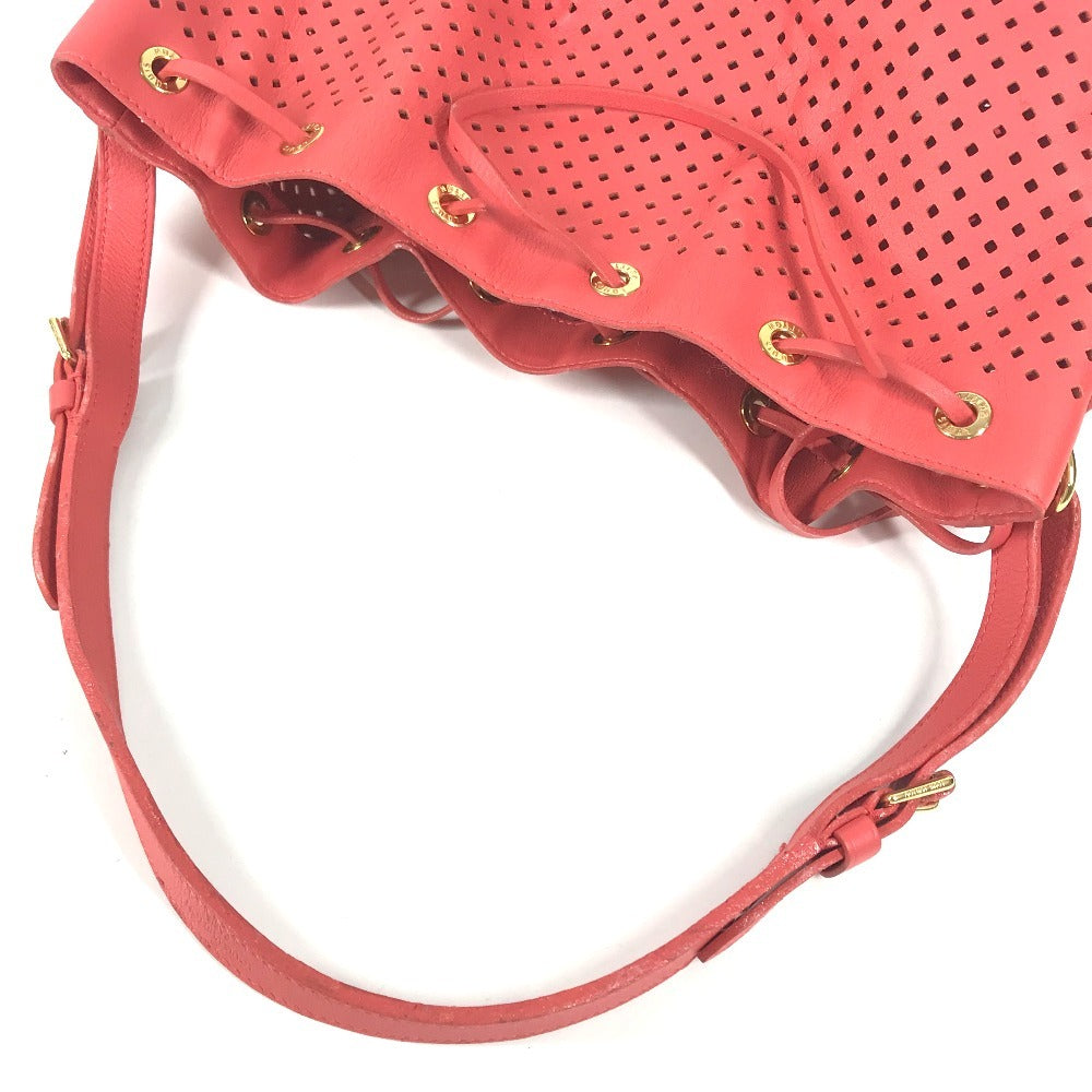 LOUIS VUITTON M94074 Cruise Collection 2012 Sofia Coppola Flore Noe Shoulder bag, perforated drawstring bag with pouch. Shoulder Bag Leather Corail pink Used