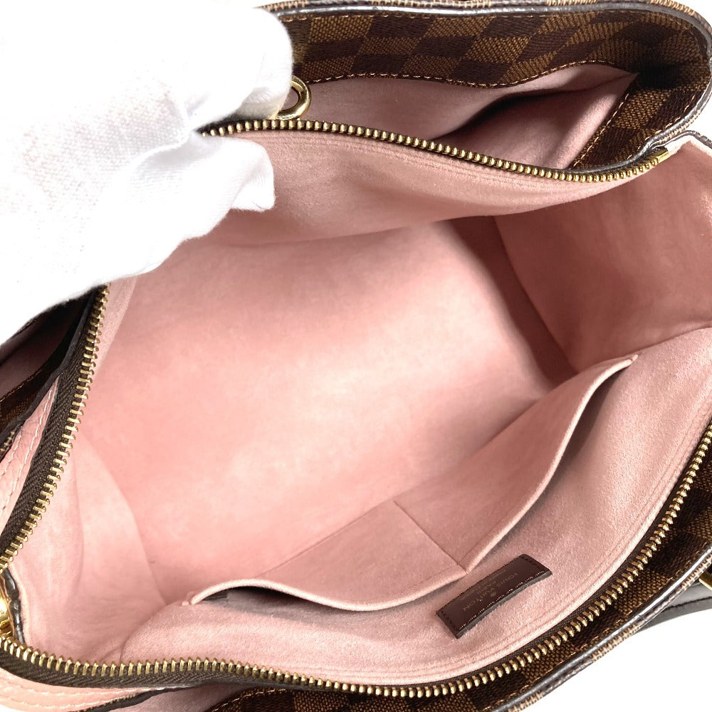 LOUIS VUITTON N41488 Damier Normandy Bag, Tote Bag, Shoulder Bag Hand Bag Damier Canvas Magnolia pink/Brown Used