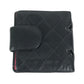 CHANEL A26720 Cambon Line CC CC Mark logo Kisslock Compact Wallet Folded wallet Leather Black Used