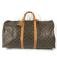 LOUIS VUITTON M41424 Monogram Old Model Outie Keepall55 Keepall 55 Bag, Travel Bag, Handbag Duffle Bag MonogramCanvas Brown Used