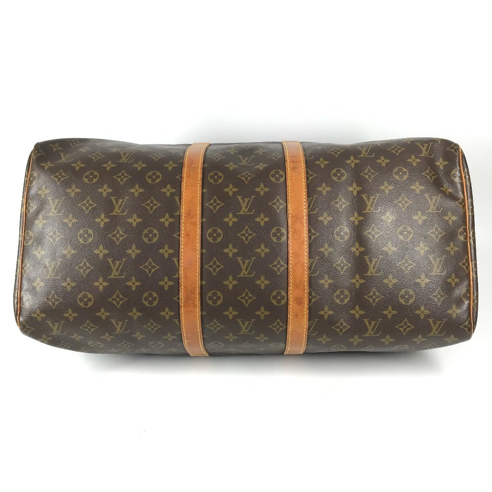 LOUIS VUITTON M41424 Monogram Old Model Outie Keepall55 Keepall 55 Bag, Travel Bag, Handbag Duffle Bag MonogramCanvas Brown Used