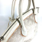 LOUIS VUITTON M40699 Transparency Monogram Lockit Tote Bag, Embroidered, Clear, Mesh Hand Bag Leather / Nylon White Used