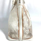 LOUIS VUITTON M40699 Transparency Monogram Lockit Tote Bag, Embroidered, Clear, Mesh Hand Bag Leather / Nylon White Used